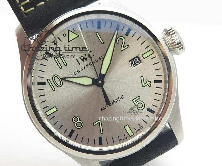 MIROTIME 0224 Pilot Mark XVI “Father & Son 2012” MK Maker SS Sliver Dial A2892 On Black Leather Strap Attractive 7373